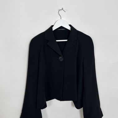 Black cropped Sonja Marohn blazer
