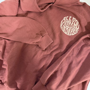 Dusty pink hoodie