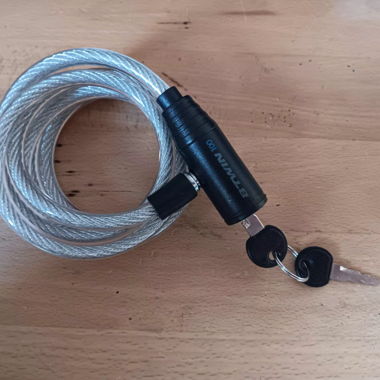 Antivol vélo BTWIN 100 à clé