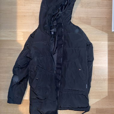 Black down jacket