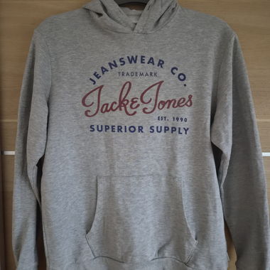 Hoodie Jack & Jones gris