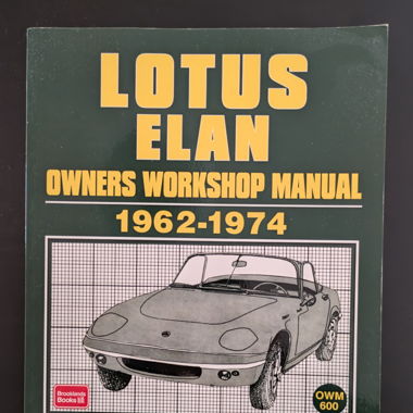Livre, Lotus Elan Owners Manual