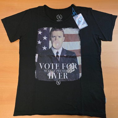 T-shirt « Vote for Sexiest President Ever » (L)
