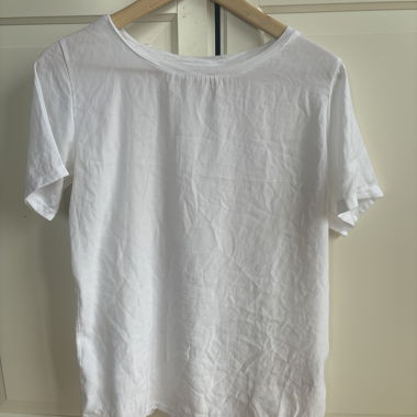 White Zara top