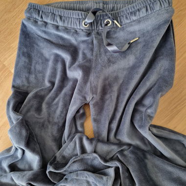 Blue velvet training/indoor pants