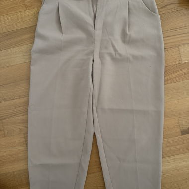 Beige Damenhose
