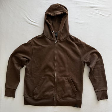 Brown Zip Hoodie Jacket, Pull&Bear