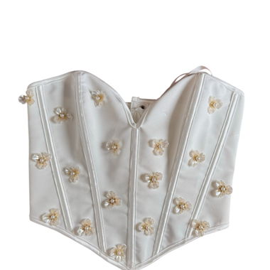 CORSET WITH FLOWERS