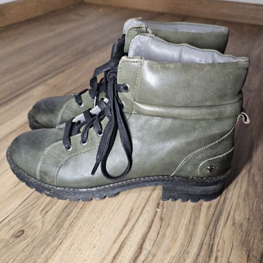 Boots hiver en cuir