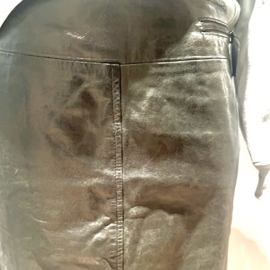 Jupe en cuir CLAUDIA STATTER