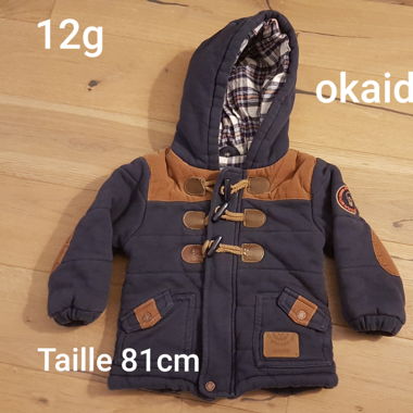 Manteau enfant taille 81 cm