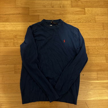 Pull en maille Polo Ralph Lauren bleu marine