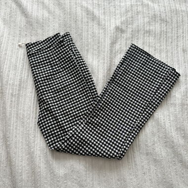 Pantalon à carreaux vichy Mango