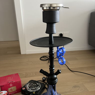 Blaue Shisha