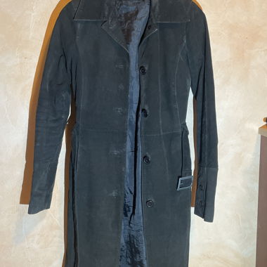 Cappotto in pelle scamosciata Only