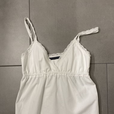 White babydoll top