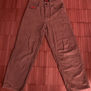 Pantalon en velours côtelé Empyre beige/marron