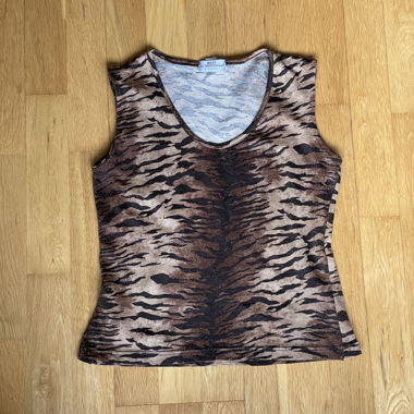 glitzerndes Tiger-Top