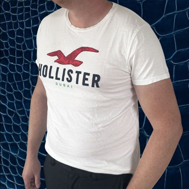 T-shirt Hollister Dubai bianco