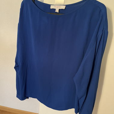 Chemisier bleu élégant