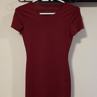 Vestito midi rosso