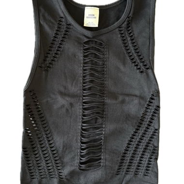 Black Cut-Out Tanktop