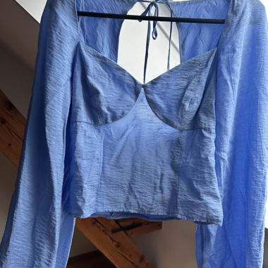 Gina Tricot Blue Blouse