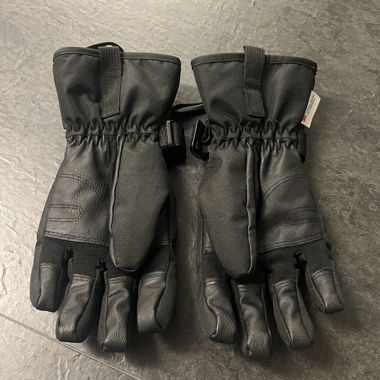 Gants d'hiver noirs doublés
