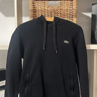 Black Lacoste Hoodie