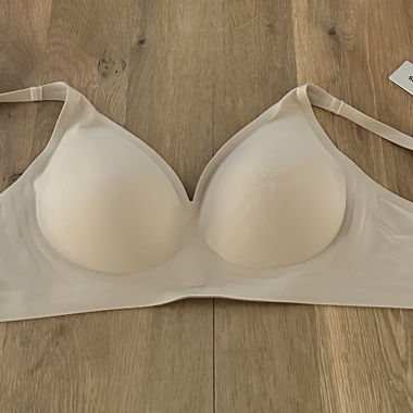 Soutien-gorge push-up beige XL en tissu creamy fabrics