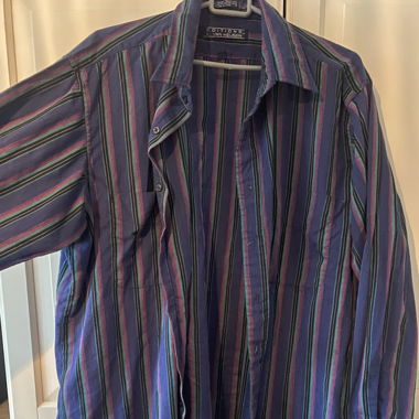 purple shirt