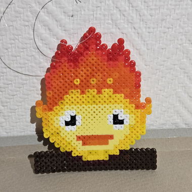 Decorazione in pixel art Calcifer