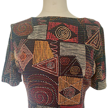 Vintage Style Embroidered Crop Top 