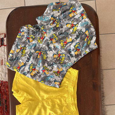 Pantaloncini pigiama H&M spongebob e Simpson