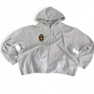 Y2k Portugal Soccer Team Baggy Grauer Hoodie