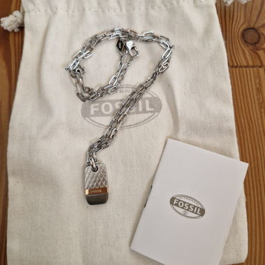 Collier Fossil, avec certificat