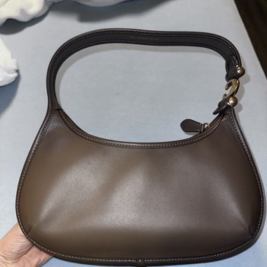 Borsa a tracolla COACH - dark stone