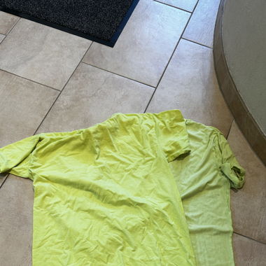 Yellow neon shirts 2x