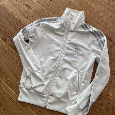 Giacca da allenamento Adidas bianca