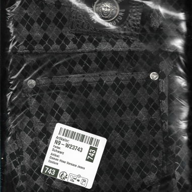 Pantalon Versace Jeans Couture Noir Gris W33