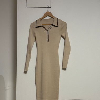 Kleid beige