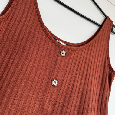 orange top H&M S 36 