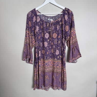 M&V Floral-Tunika-Kleid