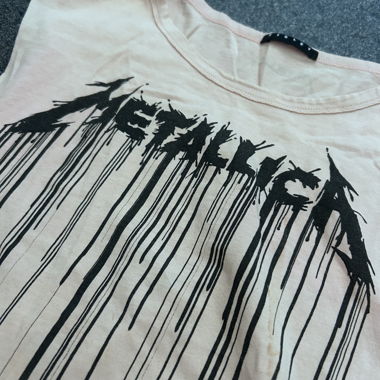Metallica ärmelloses Top