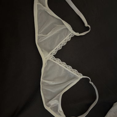 Soutien-gorge blanc en dentelle