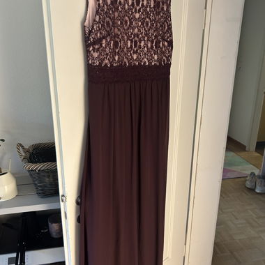 Abito in pizzo bordeaux Gr. 42
