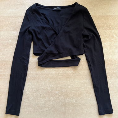 Crop top longue manches 