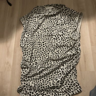 Top con stampa leopardata – Senza maniche