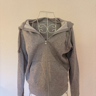 Grey Hooded Jacket