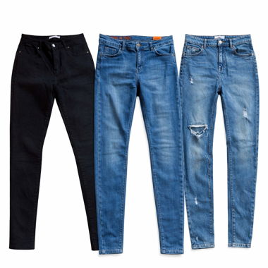 3x Damen Jeans Größe L